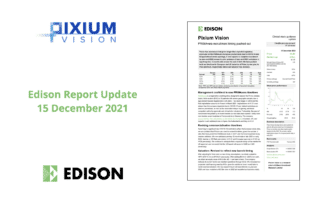 Edison report update of December 15th, 2021