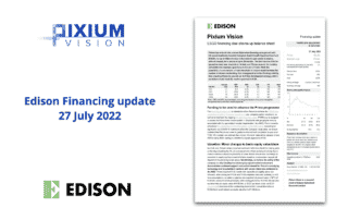 Edison Financing Update | 27 July 2022